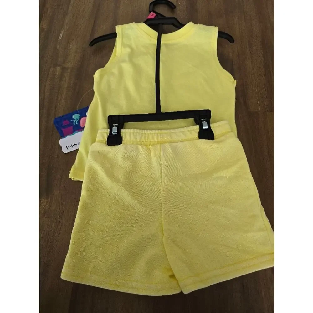 SpongeBob SquarePants Baby Boys Graphic Tank Top & Shorts Set 2-Piece NWT 18 Mon